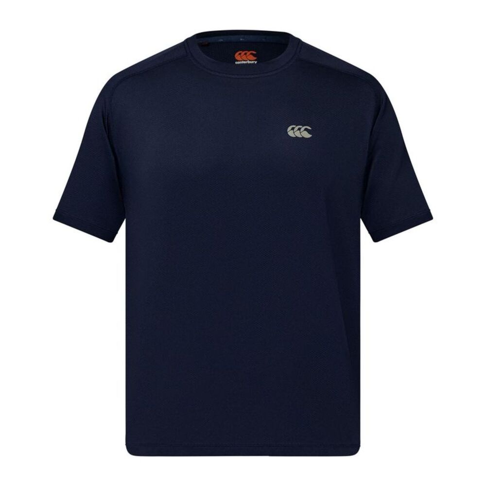 Canterbury Mens Tempo Short-Sleeved T-Shirt / Navy